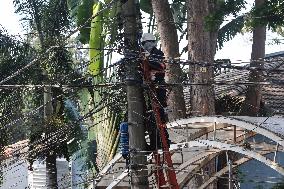 Rain Causes Destruction And Many Trees Fall In São Paulo