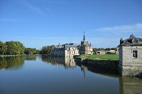 Belgium Royal Couple At Castle of Chantilly