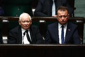 Polish President Speech In The Parliament