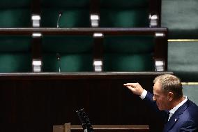 Polish President Speech In The Parliament