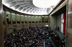 Polish President Speech In The Parliament