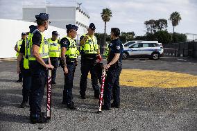 Presentation Of The ‘Stop Stick’ Device By Municipal Police - Nice