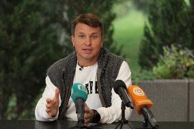 Interview of Ukrainian former professional footballer Ruslan Rotan in Dnipro