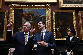 Belgium Royal Couple At Castle Of Chantilly