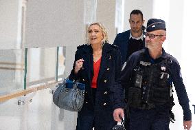 Marine Le Pen Trial on Suspicion of Embezzlement of European public Funds  - Paris