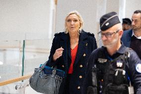 Marine Le Pen Trial on Suspicion of Embezzlement of European public Funds  - Paris