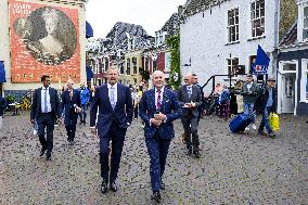 King Willem Alexandre in Leeuwarden - Netherlands