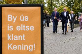 King Willem Alexandre in Leeuwarden - Netherlands