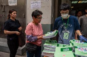 Hong Kong The Distribution Of Copies Of The 2024 Policy Address