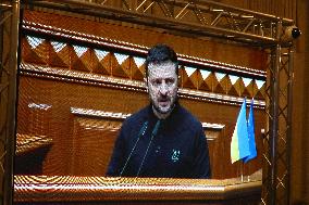 Ukrainian President presents Victory Plan at parliament