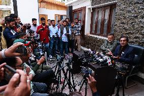 Sajad Lone Press Conference