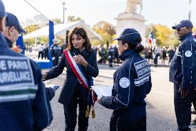 Celebrating 3 Years Of The Paris Municipal Police Force - Paris