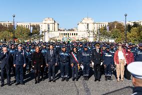 Celebrating 3 Years Of The Paris Municipal Police Force - Paris