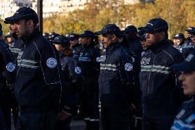 Celebrating 3 Years Of The Paris Municipal Police Force - Paris