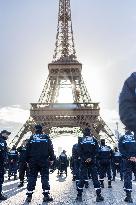 Celebrating 3 Years Of The Paris Municipal Police Force - Paris