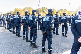 Celebrating 3 Years Of The Paris Municipal Police Force - Paris