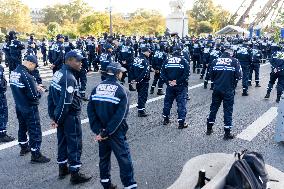 Celebrating 3 Years Of The Paris Municipal Police Force - Paris