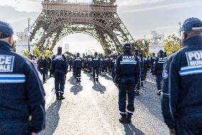 Celebrating 3 Years Of The Paris Municipal Police Force - Paris