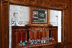 Ukrainian President presents Victory Plan at parliament