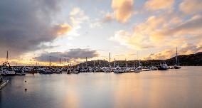 General View of Bodø, Norway, Located North of the Arctic Circle