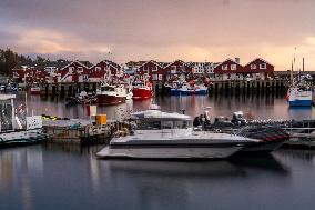 General View of Bodø, Norway, Located North of the Arctic Circle