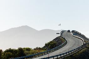 Atlantic Ocean Road In Norway