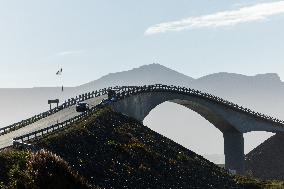 Atlantic Ocean Road In Norway