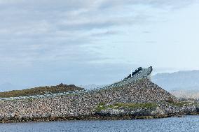 Atlantic Ocean Road In Norway