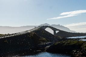 Atlantic Ocean Road In Norway