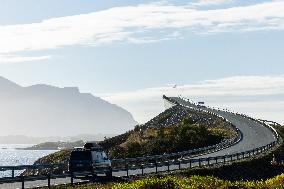 Atlantic Ocean Road In Norway