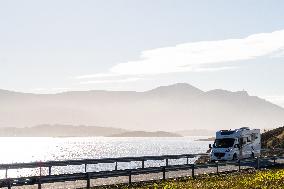 Atlantic Ocean Road In Norway