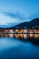 Bryggen, the historic Hanseatic Wharf in Bergen