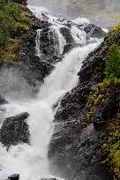 Latefossen Waterfall, Norway