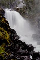 Latefossen Waterfall, Norway