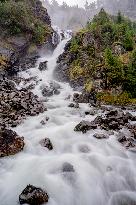 Latefossen Waterfall, Norway