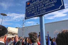 François Hollande Tribute to Samuel Paty at Amboise