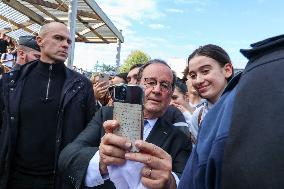 François Hollande Tribute to Samuel Paty at Amboise