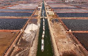 Salt Harvesting - China