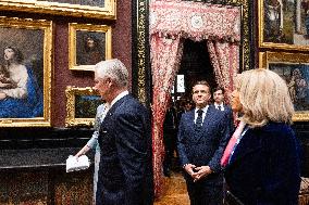 Belgium Royal Couple At Castle of Chantilly