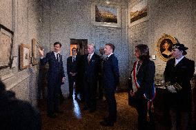 Belgium Royal Couple At Castle of Chantilly