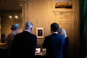 Belgium Royal Couple At Castle of Chantilly