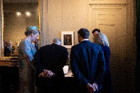 Belgium Royal Couple At Castle of Chantilly