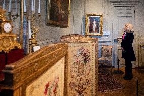 Belgium Royal Couple At Castle of Chantilly