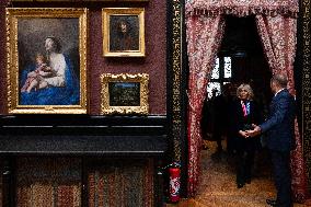 Belgium Royal Couple At Castle of Chantilly