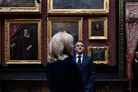 Belgium Royal Couple At Castle of Chantilly