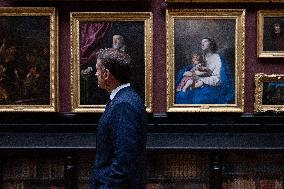 Belgium Royal Couple At Castle of Chantilly