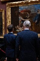 Belgium Royal Couple At Castle of Chantilly