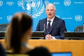 NY: UNWRA Press Conference On Situation In Gaza