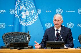 NY: UNWRA Press Conference On Situation In Gaza