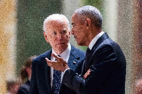 President Biden delivers eulogy for Ethel Kennedy in DC